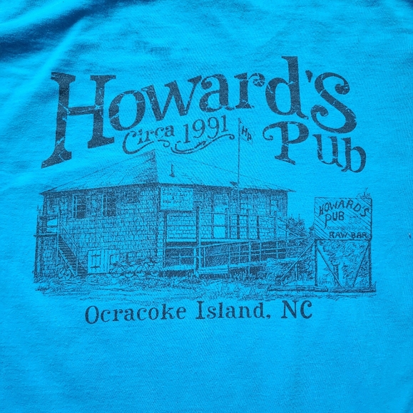 Blue/Black Howard's Pub NC Tee, Men's XL - Picture 3 of 8